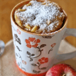 Mug cake mela e cannella