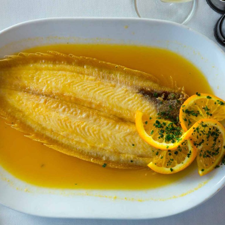 Sogliola al profumo di arancia